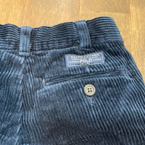 Polo Ralph Lauren Navy Corduroy Pants sz 4 - Picture 5 of 6
